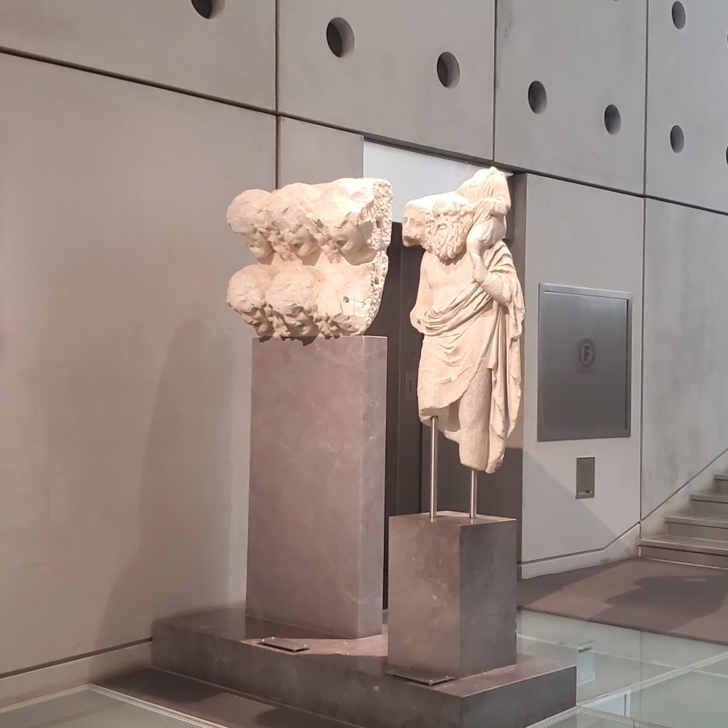 inside of the Acropolis museum