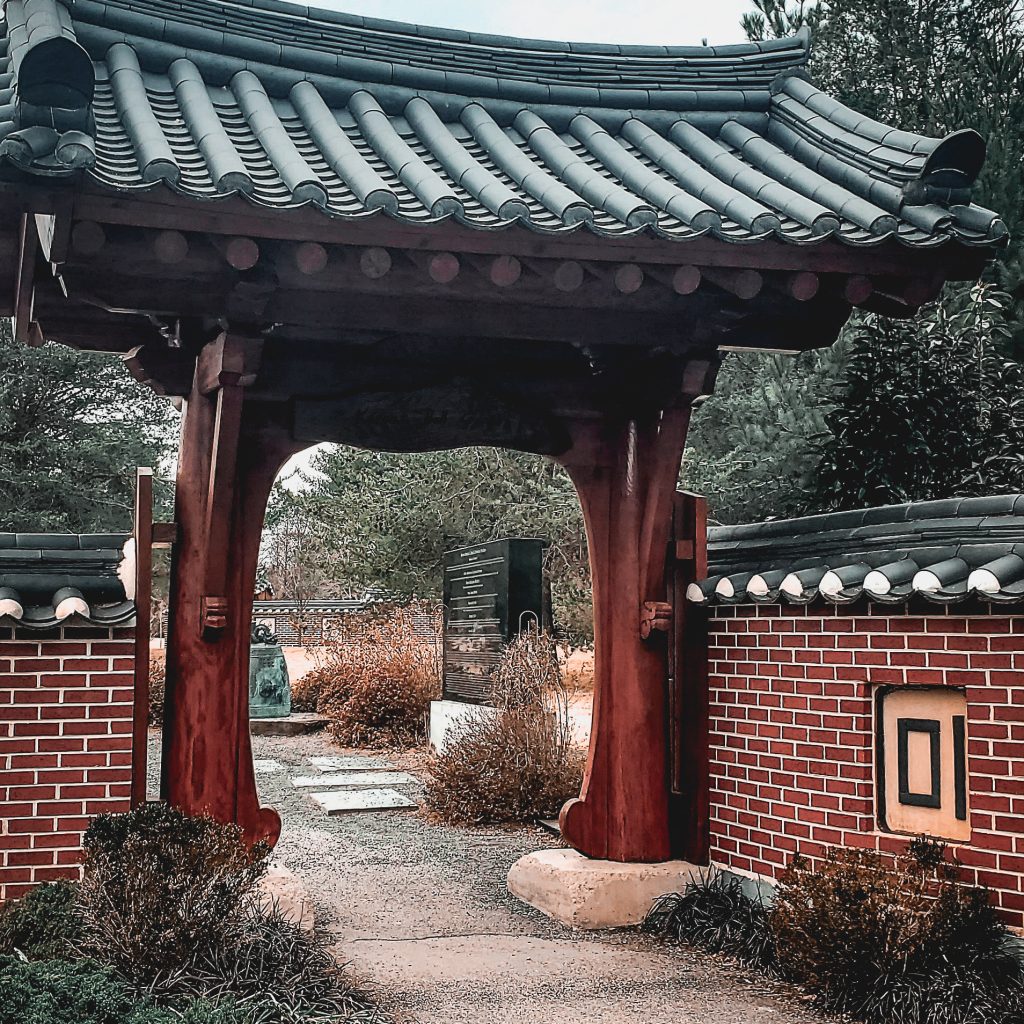 Korean bell garden pagoda
