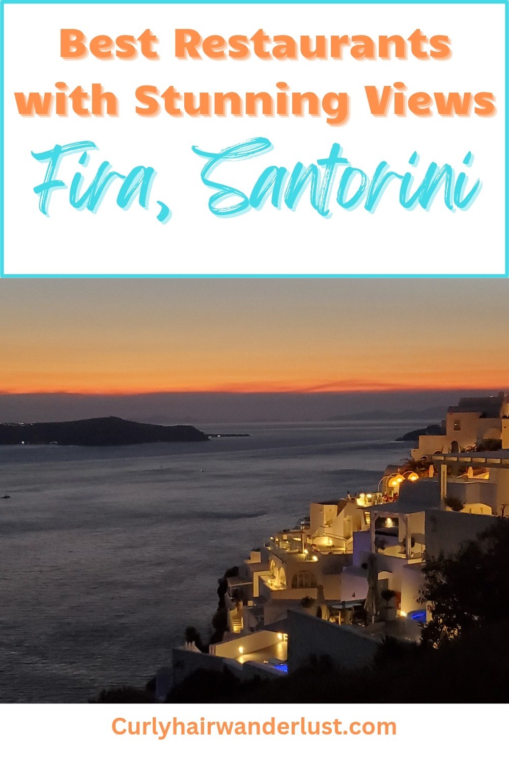 best restaurants with views in fira santorini