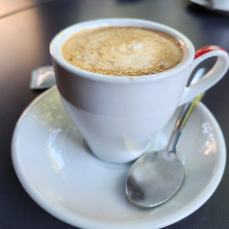 cappuccino in madrid spain
