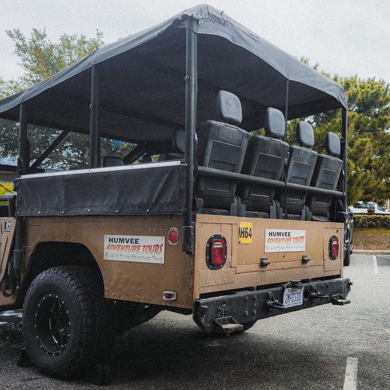hummer off-road vehicle for wild horse tour