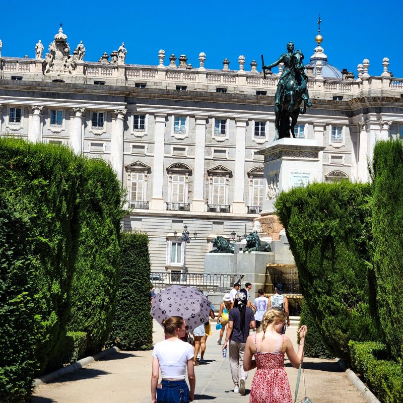 the royal palace in madrid